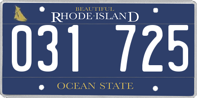 RI license plate 031725