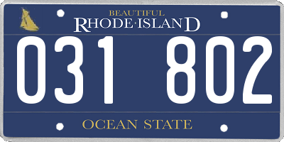 RI license plate 031802