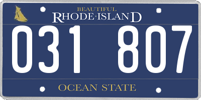 RI license plate 031807
