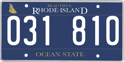 RI license plate 031810
