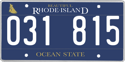 RI license plate 031815
