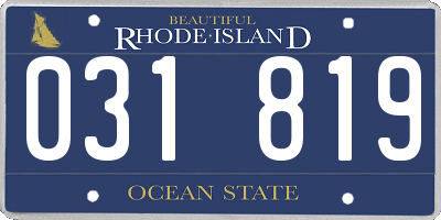 RI license plate 031819