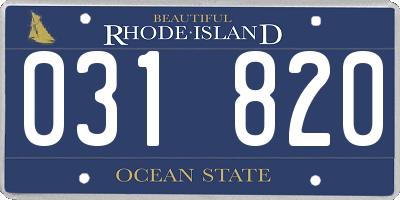 RI license plate 031820