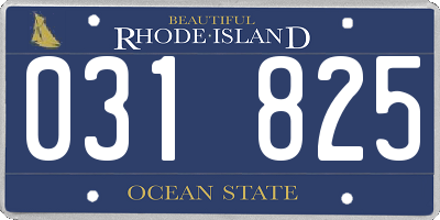 RI license plate 031825