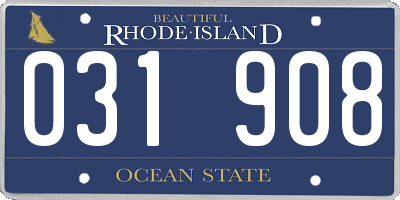 RI license plate 031908