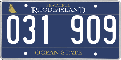 RI license plate 031909