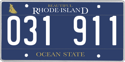 RI license plate 031911