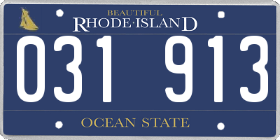 RI license plate 031913