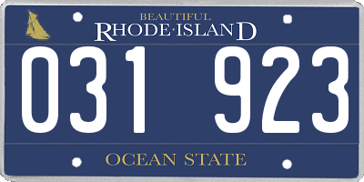 RI license plate 031923
