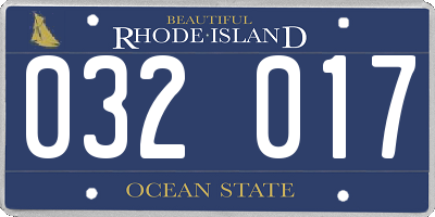 RI license plate 032017