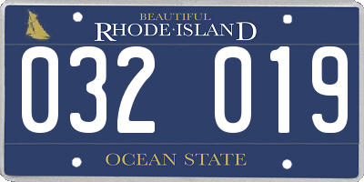 RI license plate 032019