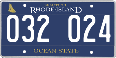 RI license plate 032024