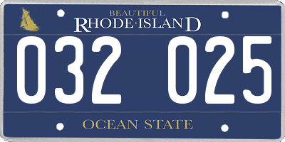 RI license plate 032025