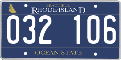 RI license plate 032106