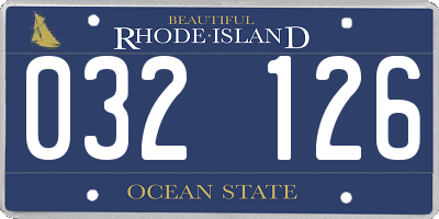 RI license plate 032126