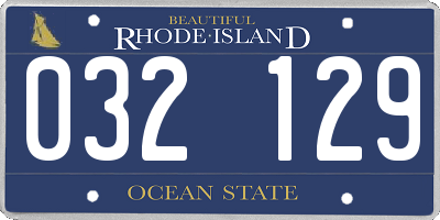 RI license plate 032129