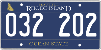 RI license plate 032202