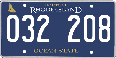 RI license plate 032208