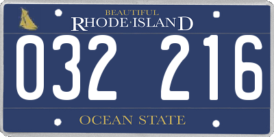 RI license plate 032216