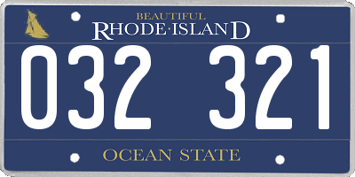 RI license plate 032321