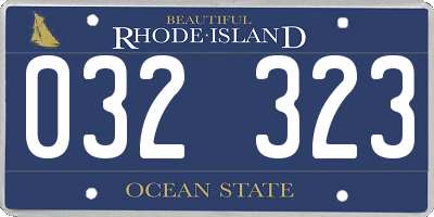 RI license plate 032323
