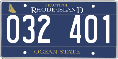 RI license plate 032401