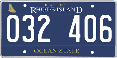 RI license plate 032406