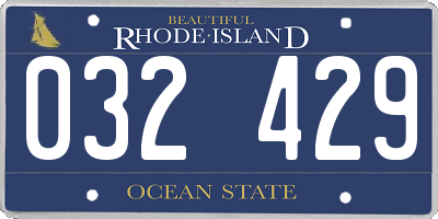 RI license plate 032429