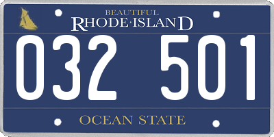 RI license plate 032501