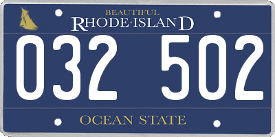 RI license plate 032502