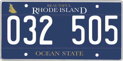 RI license plate 032505