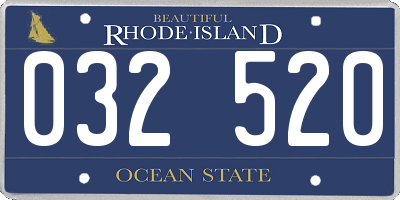 RI license plate 032520