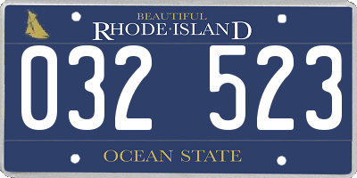 RI license plate 032523