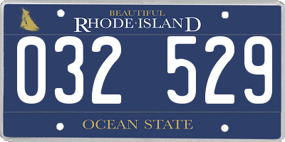 RI license plate 032529