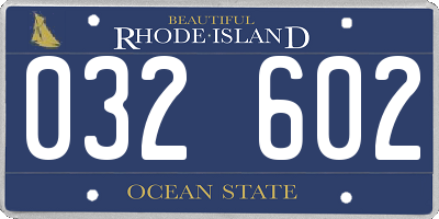 RI license plate 032602