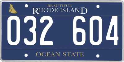 RI license plate 032604