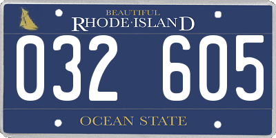 RI license plate 032605