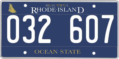 RI license plate 032607