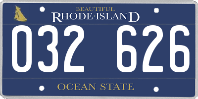RI license plate 032626