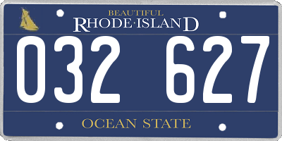 RI license plate 032627