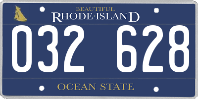 RI license plate 032628