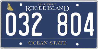 RI license plate 032804