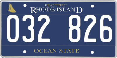 RI license plate 032826