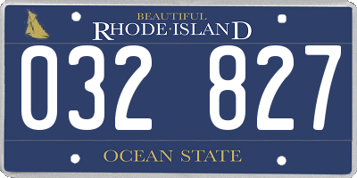 RI license plate 032827