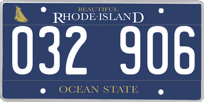 RI license plate 032906