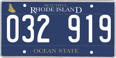 RI license plate 032919