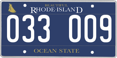RI license plate 033009