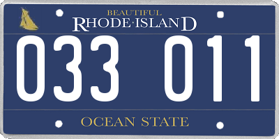 RI license plate 033011