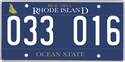 RI license plate 033016