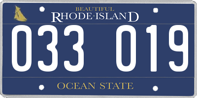 RI license plate 033019